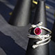 atelier-ivb zilveren ring steen