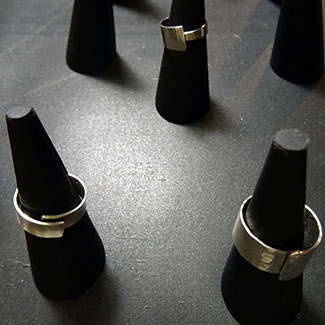 zilveren juwelen ringen